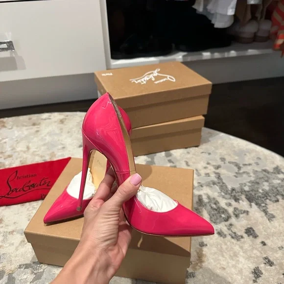 Christian Louboutin pink pigalle follies 120 - Picture 7 of 8